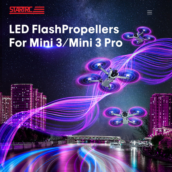 STARTRC Mini 3 Pro Propellers Low-Noise Led Lights Blades Props Propellers - startrc store