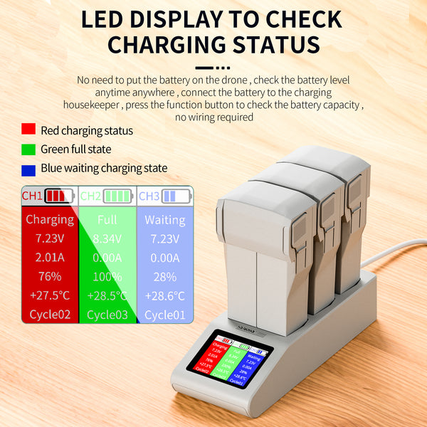 STARTRC Mini 4 Pro LCD Battery Charger - startrc store