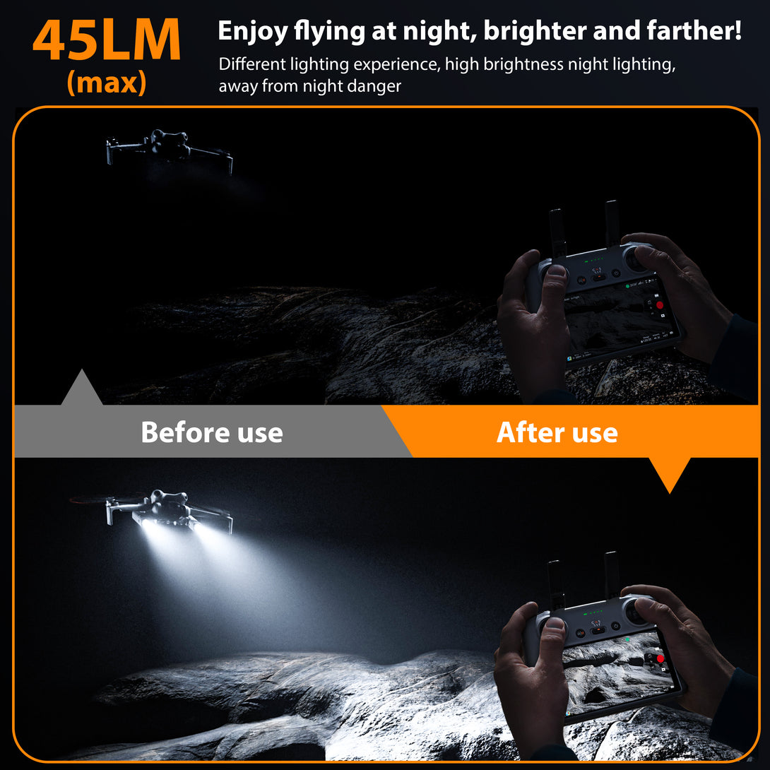 STARTRC For Mini 4 Pro LED Night Navigation Light Searchlight Night Flight Light Headlight - startrc store