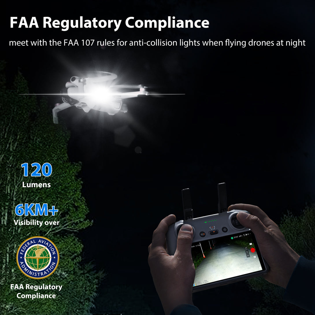 STARTRC Drone Strobe Light, Anti-collision Light, Rechargeable Flash LED Light - startrc store