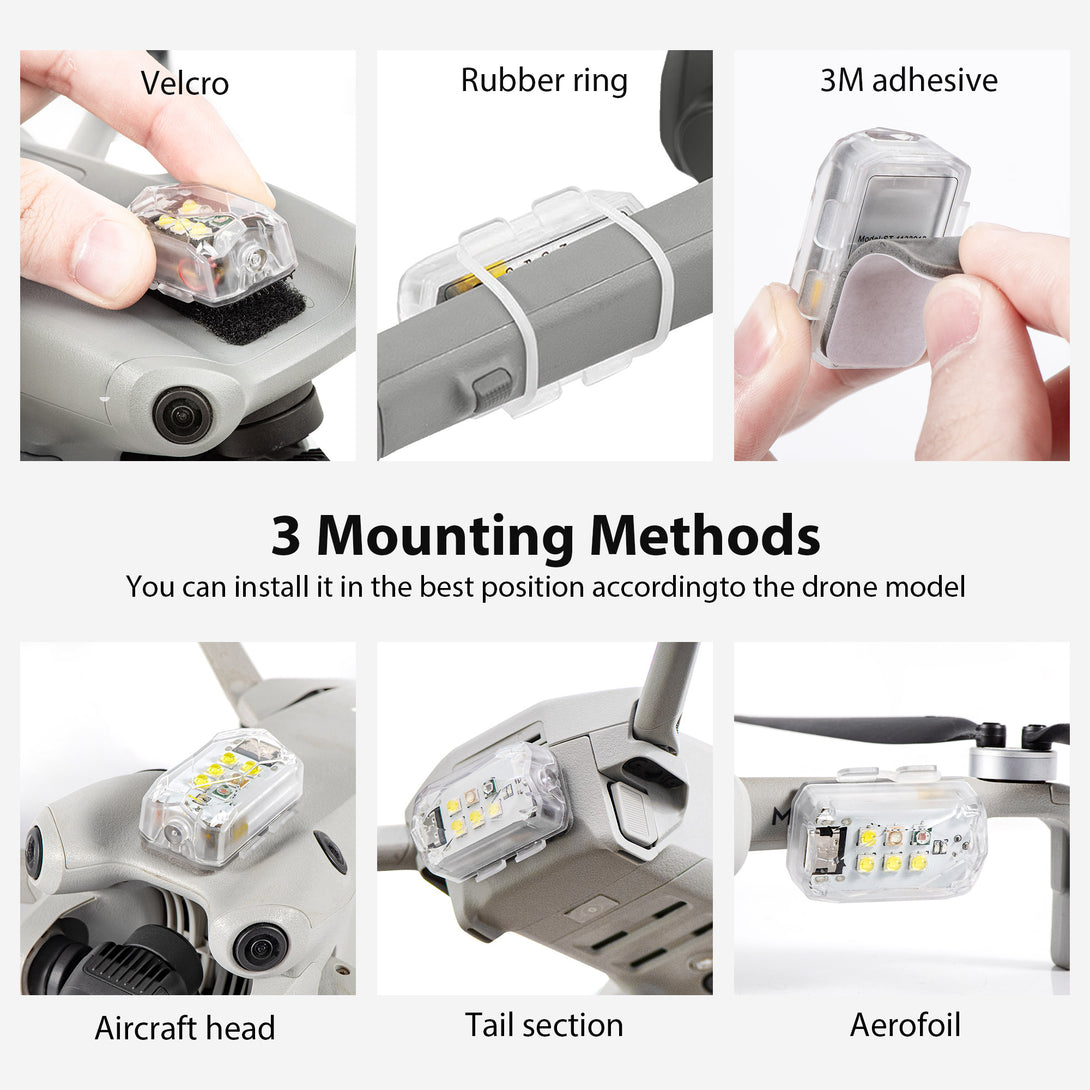 STARTRC Drone Strobe Light, Anti-collision Light, Rechargeable Flash LED Light - startrc store