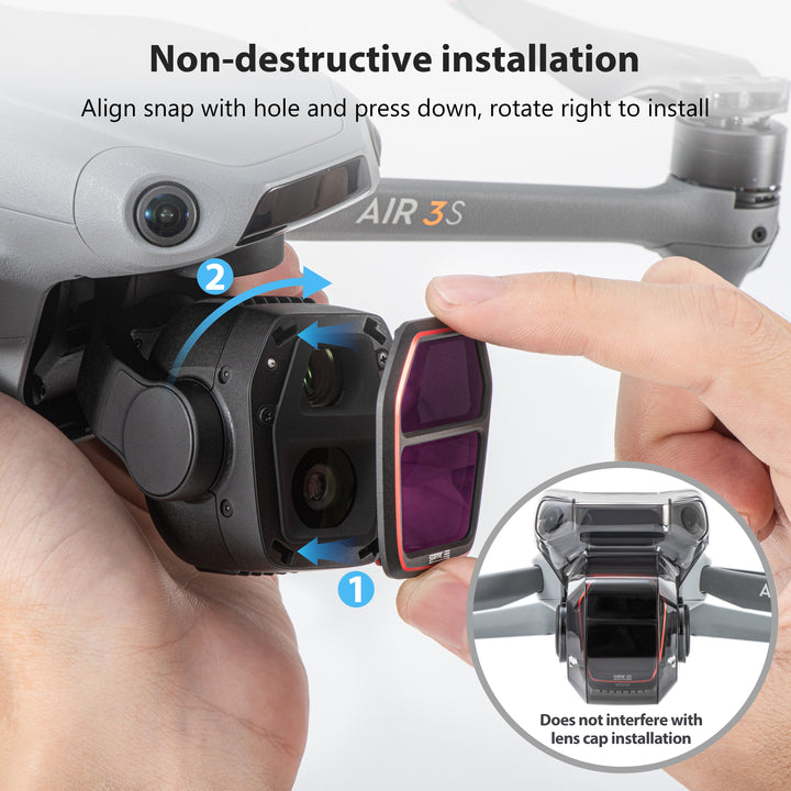 STARTRC Air 3S ND Filters Set for DJI Air 3S Accessories - startrc store