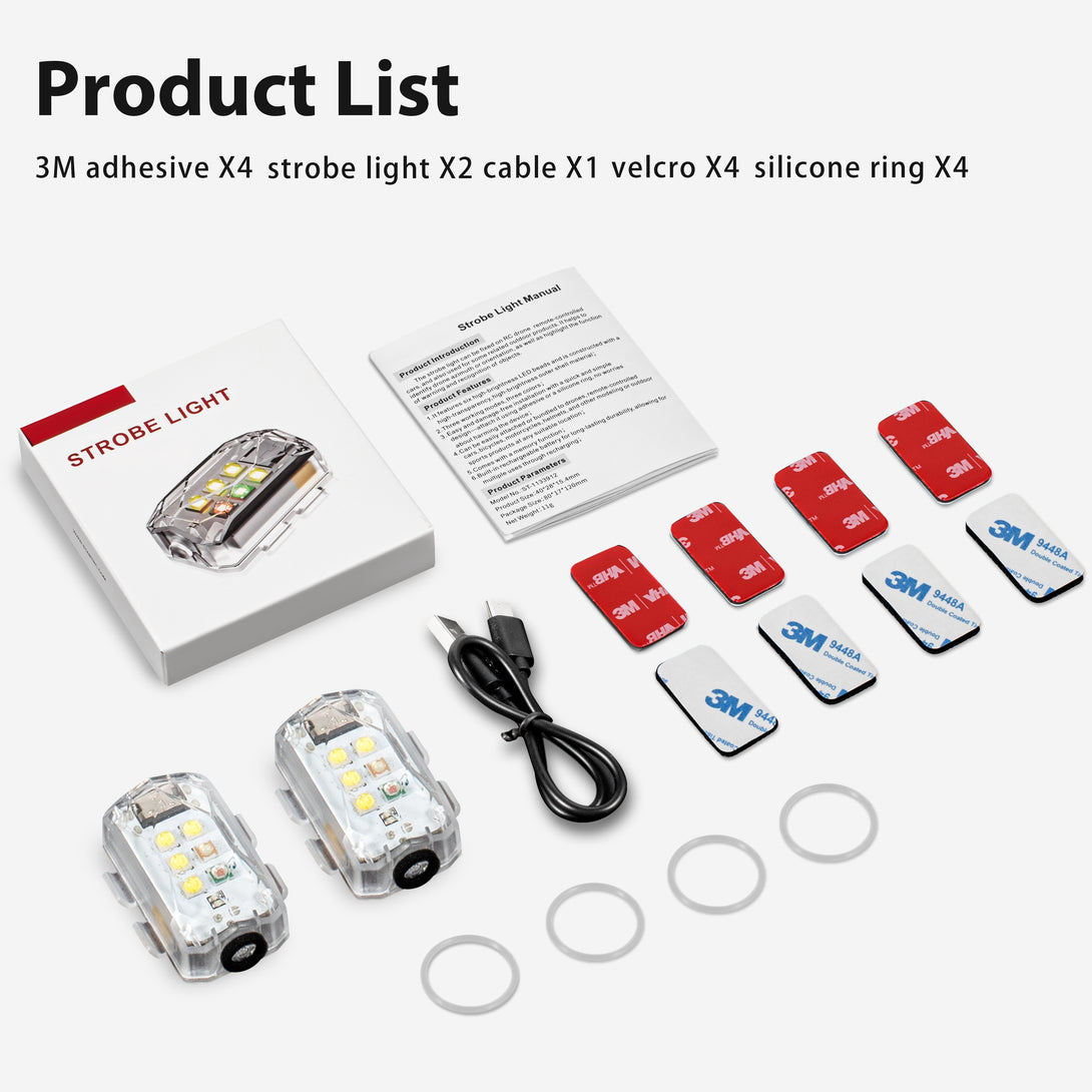 STARTRC Drone Strobe Light, Anti-collision Light, Rechargeable Flash LED Light - startrc store