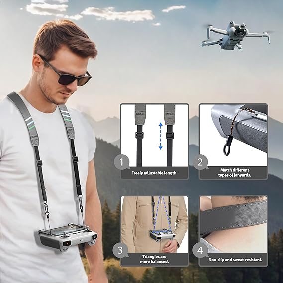 STARTRC Balance Lanyard for DJI RC 2 / RC/RC Pro Controller Neck Strap - startrc store