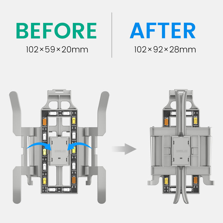 STARTRC Mini 3 Pro Landing Gear Foldable Extended Leg with Flash LED Lights Landing Gear for DJI Mini 3 Pro Accessories - startrc store