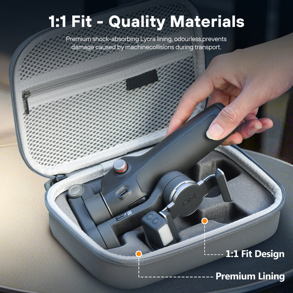 DJI OM 7/7P Case – Portable Shoulder Bag for Gimbal, Mic Mini & Accessories - startrc store