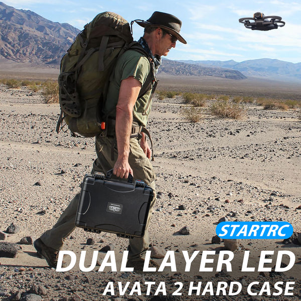 STARTRC Dual Layer Avata 2 Case,Waterproof Carrying Hard Case - startrc store