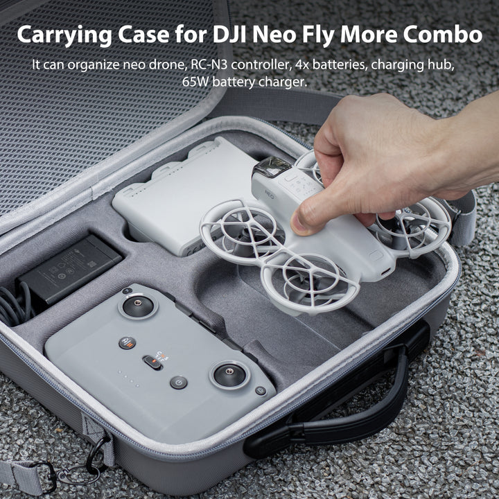 STARTRC Carrying Case for DJI Neo Portable PU Storage Protective Bag for DJI Neo - startrc store