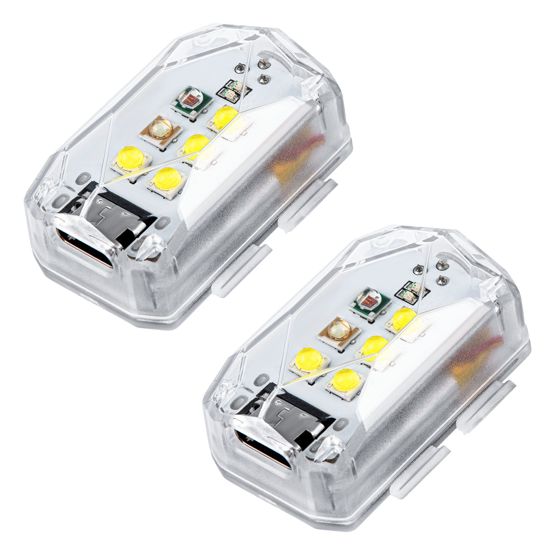 STARTRC Drone Strobe Light, Anti Collision Light, Rechargable Flash Led Lamp Light for FAA Drone Night Flying, Fits for DJI Neo