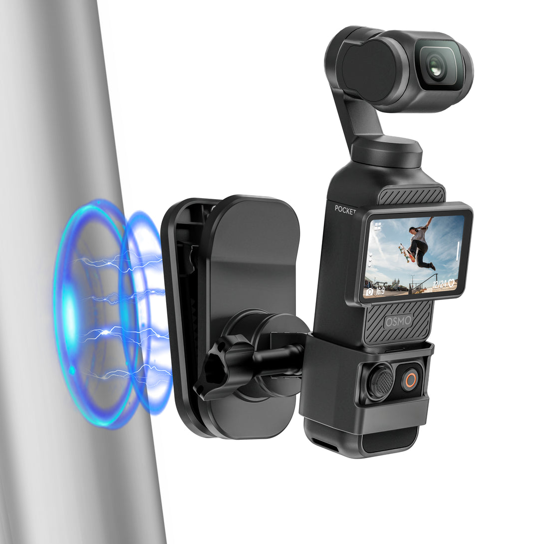 STARTRC OSMO Pocket 3 360° Rotation Magnetic Backpack Clip Mount Shoulder Strap Expansion Adapter Accessories for DJI Pocket 3/OSMO Pockt/Action 5 pro Cameras