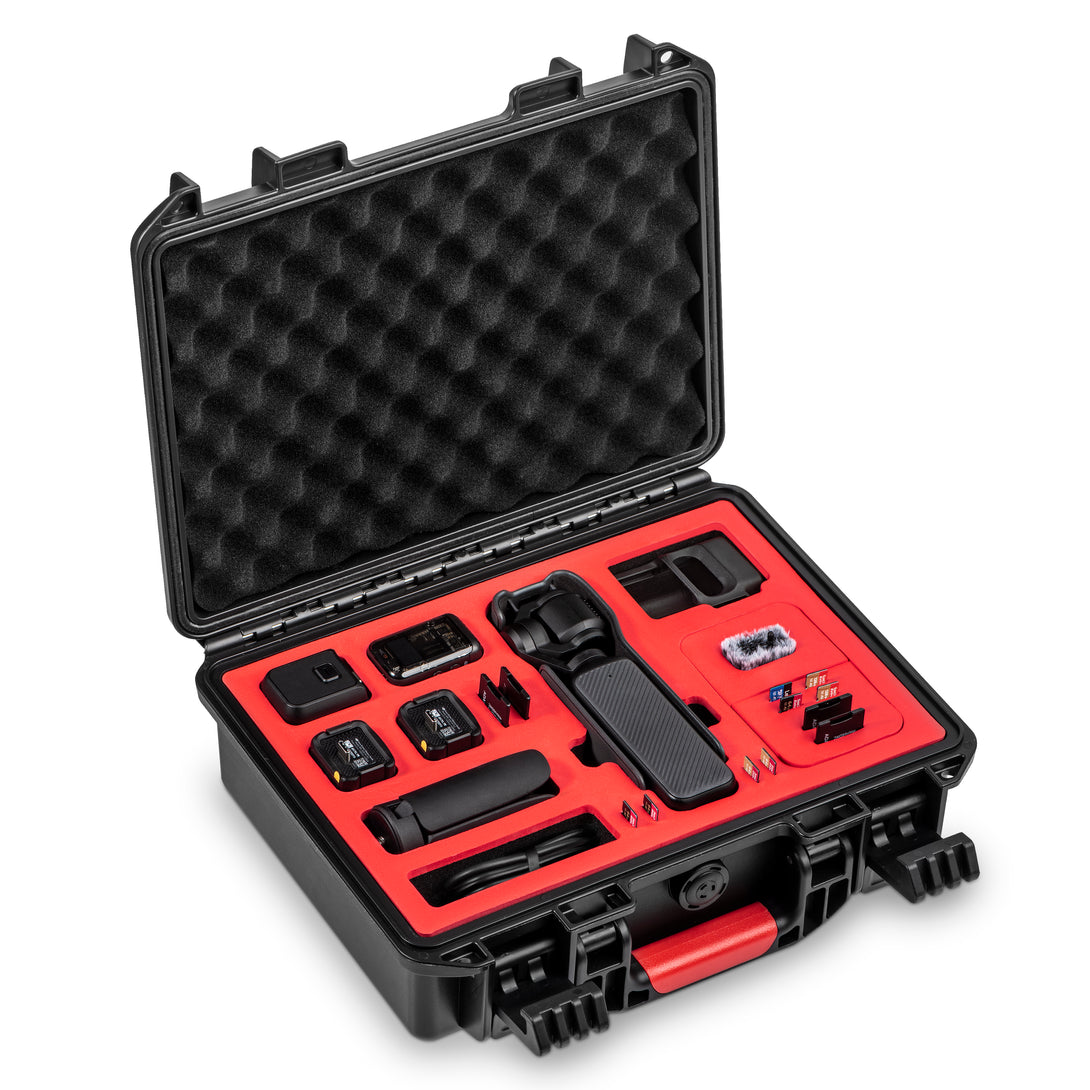 STARTRC OSMO Pocket 3 Hard Case, Multifunctional Portable Waterproof Hard Case for DJI OSMO Pocket 3 Creator Combo Camera Accessories